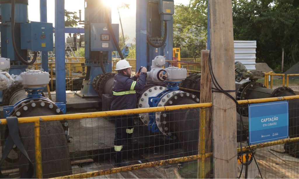 Águas de Joinville reforça parada da ETA Cubatão, no domingo, para obras de modernização