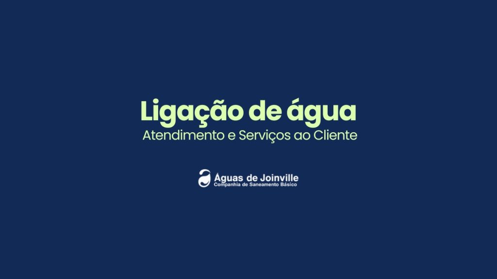 Conta final da ligação de água