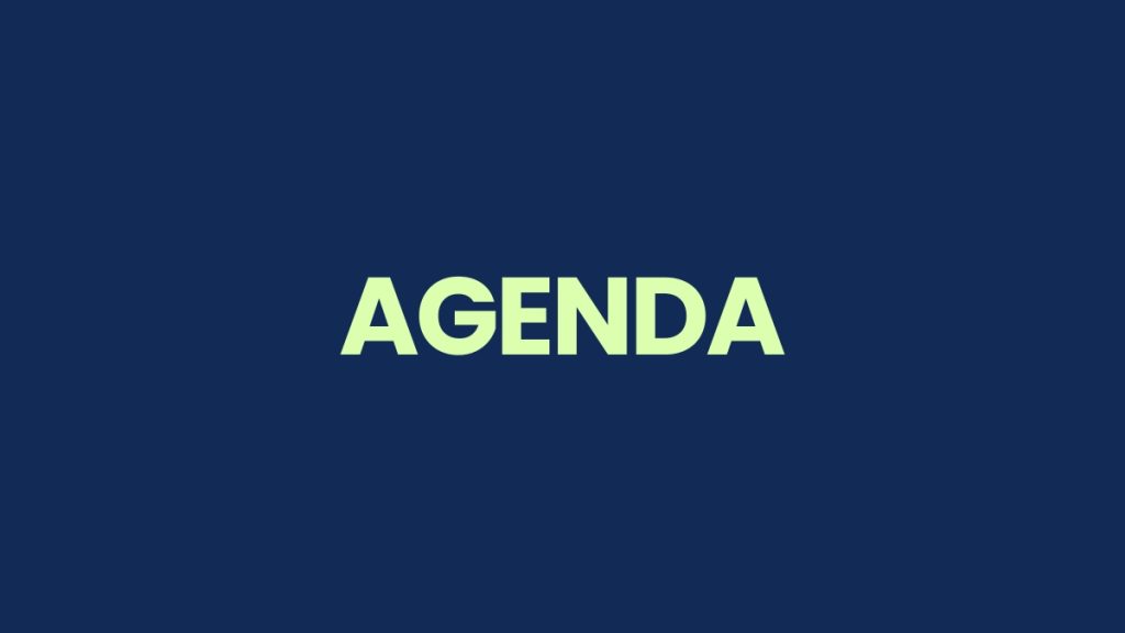 Agenda