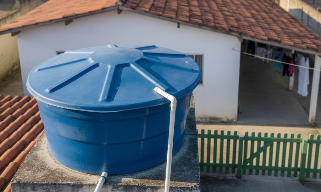 Águas de Joinville reforça a importância de caixa-d’água com capacidade adequada nos imóveis